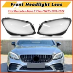 Pair For 2019-2022 Mercedes-benz Class W205 Clear Headlight Lens Lamp Covers. Fixed Price $64.69.