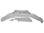 Fits Rolls Royce 66-92 Headliner For Convertible Made From Grey Broadcloth. Fixed Price $939.06.