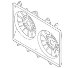 Genuine Mazda Fan Shroud CY03-15-210C. Fixed Price $171.99.