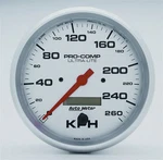 Autometer 4489-M Ultra-lite Speedometer, 5", 260 Km/h, Electric Programmable W/. Fixed Price $360.38.