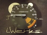 Oem 93-97 Honda Civic Del Sol Si SR2 Dash Gauge Cluster Tachometer 6900 Rl. Fixed Price $99.95.