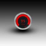 Intellitronix Red Led (bar) Speedometer Gauge - Black Faceplate / Chrome Bezel. Fixed Price $160.30.