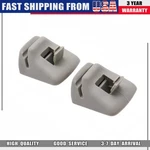 New Pair Grey Sun Visor Retainer Clip Ford Focus 2000 2001 2002 2003-2007. Fixed Price $13.90.