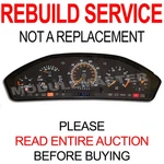 Rebuild Repair For 90 91 92 93 94 Mercedes Sl Class Instrument Cluster. Fixed Price $199.99.