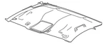 Genuine Gm Light Ash Gray Headlining Trim Panel 23413395. Fixed Price $1215.01.