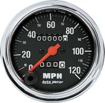 Auto Traditional Chrome Series 3-3/8" 120 Mph Mechanical Speedometer. Fixed Price $166.99.