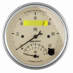 Autometer Gauge, Tach/speedo, 3/8" 120MPH & 8K Rpm, Elec. Program., Antq Be. Fixed Price $427.05.