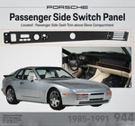 1985-1991 Porsche Dash Trim Above Glove Compartment 944552436001DB. Fixed Price $133.12.