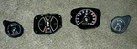 1969 Ford Mustang Insrtument Cluster Gauges , Fuel Speedo Alt Oil Presure. Fixed Price $145.00.