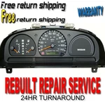 Repair Service Speedometer Instrument Gauge Cluster Fits Nissan Frontier 98-99. Fixed Price $89.99.