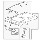 Genuine Gm Light Neutral Headlining Trim Panel 20997668. Fixed Price $487.19.