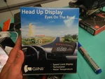 Giinii Head Up Display Speed Limit Tachometer Water Temperature Voltage Hud. Fixed Price $8.00.