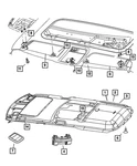 Genuine Mopar Headliner 68029388AA. Fixed Price $31.65.