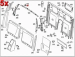Genuine Clip Mercedes Slc Slk C215 C216 R172 R231 W172 W215 W216 0119882378. Fixed Price $14.39.