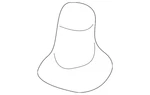 Genuine Nissan Headliner Clip 01553-05311. Fixed Price $10.98.