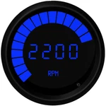 3/8" Universal Memory Digital Tachometer Bargraph Gauge Blue Led Black Bezel. Fixed Price $125.90.