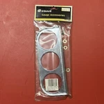 Equus Under Dash Instrument Chrome 3 Triple Gauge Mounting Panel. Fixed Price $24.99.