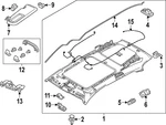 Genuine Mazda Headliner Wiring Harness KCMG-67-100. Fixed Price $70.53.