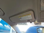 2010 Toyota Prius Driver Left Sun Visor Tan Illuminated Used 268-11075L. Fixed Price $80.70.