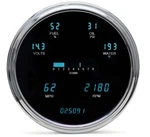 Dakota Digital VFD3-1005-T Universal 6.75" Round Chrome Bezel Gauge System Teal. Fixed Price $821.75.