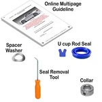 03-11 Mercedes SL500 550 65 R230 Hydraulic Cylinder Roof Repair Kit Cup. Fixed Price $27.00.