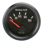 Vdo 350041 Cockpit Series 2-1/16" 150 Psi Oil Pressure Gauge. Fixed Price $71.44.