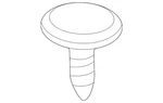Genuine Kia Headliner Clip 0BF70-68865GE. Fixed Price $10.02.
