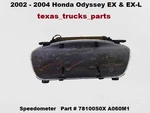78100S0X A060M1 02 03 04 Honda Odyssey Ex Instrument Cluster Speedometer Oem. Fixed Price $99.00.