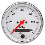Auto 1380 Gauge Speedometer 3/8 120MPH Elec Prog W/lcd Odo Arctic White. Fixed Price $302.73.