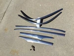 1951, 1952 Pontiac, Chevy 2-DOOR Sedan Door, 1/4 Shark Fins, Back Trim. Custom. Fixed Price $1195.00.