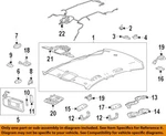 Gm Oem 14-19 CT6,CTS Roof Interior Trim-grille 23148309. Fixed Price $73.13.