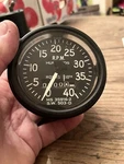 Stewart Warner 4000 Rpm Tachometer Gauge S.w. Hours. Fixed Price $50.00.