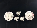 87-89 Camaro 110 Mph V6 White Gauge Overlays Macewen Motorsports. Fixed Price $45.00.