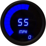 3/8" Universal Speedometer Tachometer Combo Gauge Blue Led Black Bezel. Fixed Price $176.95.