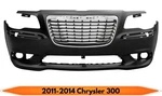 Front Bumper Cover Paintable & Grille Assembly Kit For 2011-2014 Chrysler 300. Fixed Price $532.01.