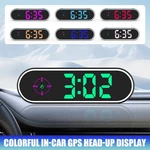 Digital Gps Speedometer Car Hud Head Up Display Kmh/mph Compass Overspeed Alarm. Fixed Price $13.55.