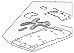 Genuine Gm Black Headlining Trim Panel 84870083. Fixed Price $1647.17.