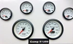 Marshall 6 Gauge Set Comp 2 Led Electric Speedo White Dial Blac Bezel Sport. Fixed Price $429.00.