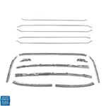 1968-72 Gto Lemans Tempest Headliner Retainer Strip Set With Bows 14 Pcs. Fixed Price $199.99.