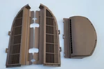Bmw E36 Convertible Tan Rear Seat Belt Vent Non Roll Trim Cover Set Oem 94-99. Fixed Price $149.00.