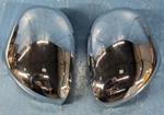 Fiat 500L 2012-ON Chromed Plastic Skullcaps Side Mirror Cover 0050926890. Fixed Price $99.99.