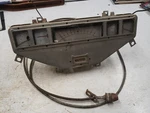 Vintage Speedometer Instrument Cluster Amperes Oil Gasoline Thermostat 589SH3. Fixed Price $85.00.