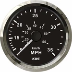 Pactrade Marine Kus Boat Hour Speedometer Gauge 0-35MPH 0-55KMH Backlight 12V. Fixed Price $44.95.