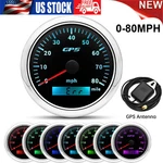85MM Waterproof Gps Speedometer Odometer 0-80MPH Gauge For Boat Car Marine Truck. Fixed Price $42.31.