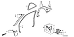 Genuine Honda Lining Rear Quarter *YR98L* (coast Sand) 84180-SV2-A00ZD. Fixed Price $81.89.