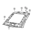 Genuine Mopar Headliner 7KA87TX7AA. Fixed Price $1422.08.