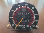 Mercedes W124 A124 Red 190MP/H Amg Speedometer Cluster Gauge With Asr 79.7K. Fixed Price $399.99.