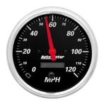 Autometer Designer Black 5IN 120 Mph Electronic Programmable W/ Lcd Odo Gauge. Fixed Price $352.30.