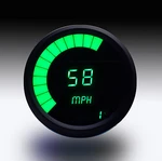 3/8" Universal Digital Memory Speedometer Green Led Gauge Black Bezel Usa Made. Fixed Price $138.95.