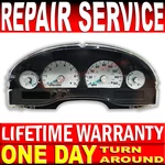 2002-2005 Ford Thunderbird Dash Instrument Gauge Cluster Display Repair Service*. Fixed Price $499.99.